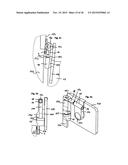 Device for retaining flat, approximately rectangular appliances such as     tablet computers or mobile telephones in the interior of a motor vehicle diagram and image