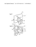 Device for retaining flat, approximately rectangular appliances such as     tablet computers or mobile telephones in the interior of a motor vehicle diagram and image