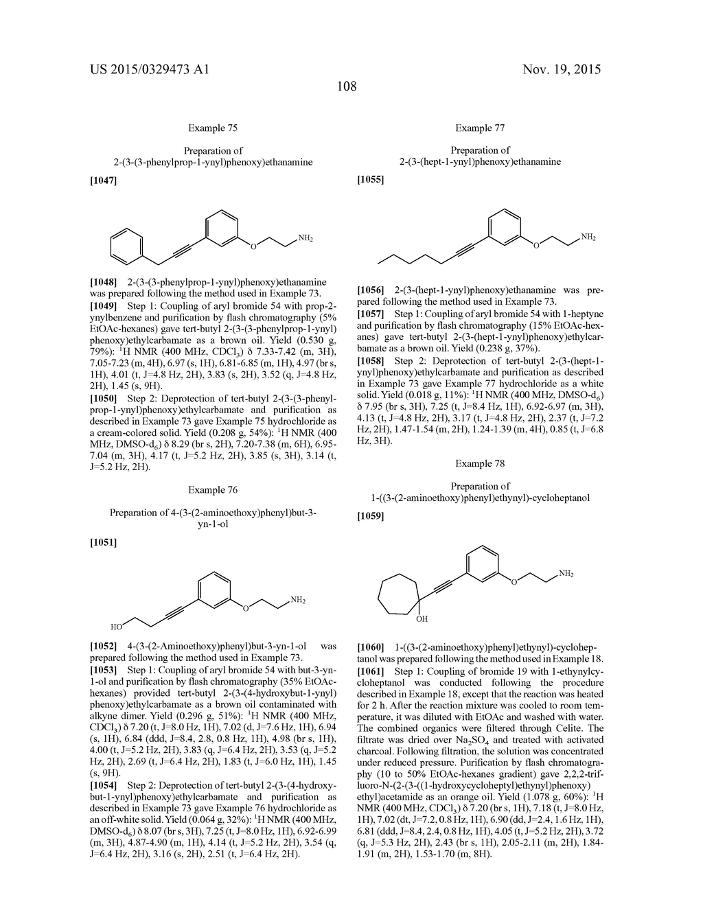 ALKYNYL PHENYL DERIVATIVE COMPOUNDS FOR TREATING OPHTHALMIC DISEASES AND     DISORDERS - diagram, schematic, and image 123