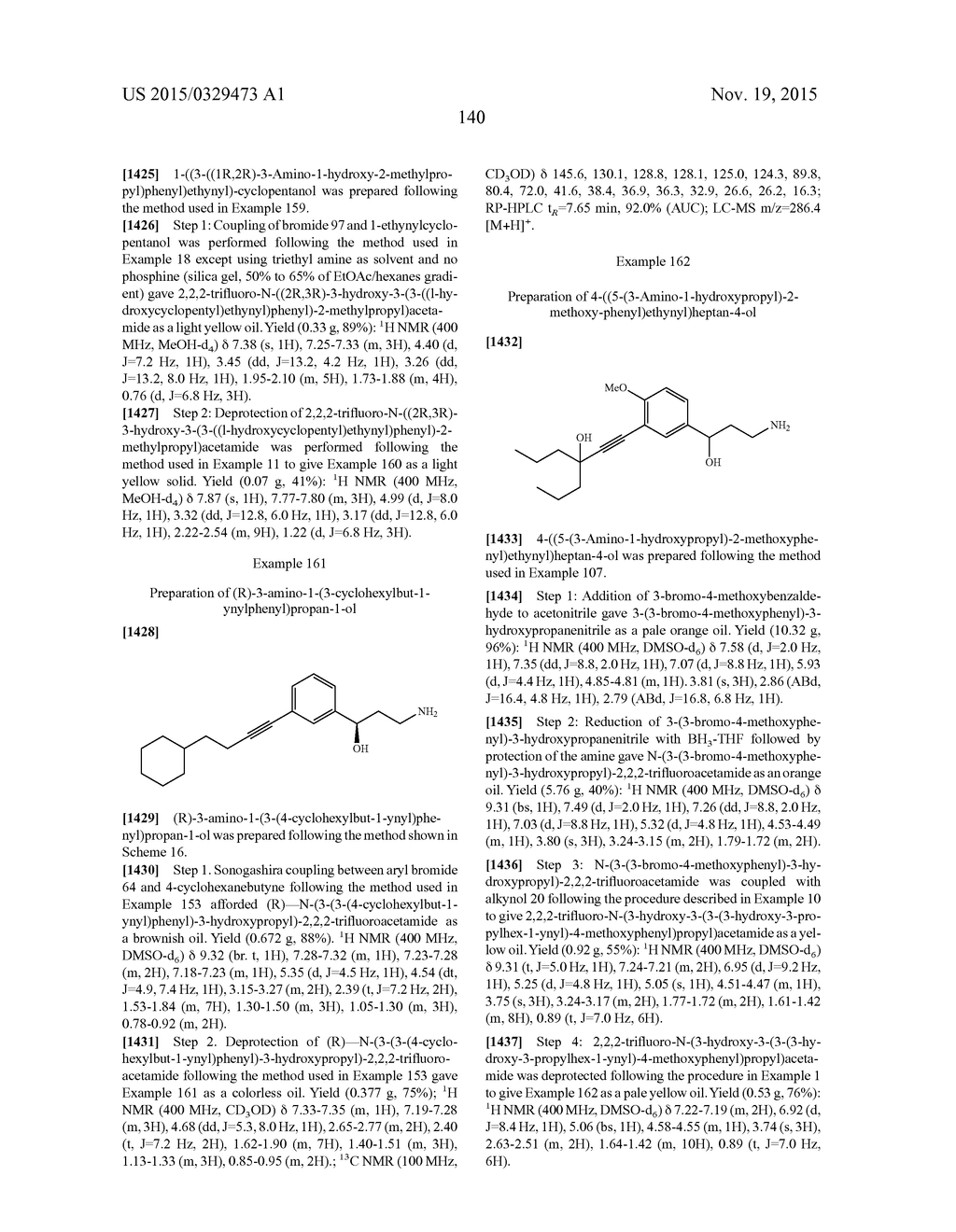 ALKYNYL PHENYL DERIVATIVE COMPOUNDS FOR TREATING OPHTHALMIC DISEASES AND     DISORDERS - diagram, schematic, and image 155