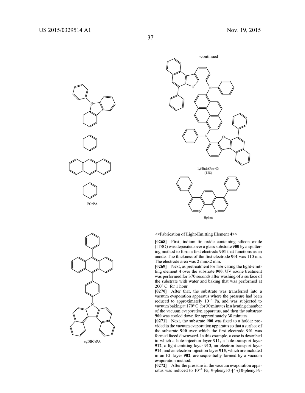 Organic Compound, Light-Emitting Element, Light-Emitting Device,     Electronic Appliance, and Lighting Device - diagram, schematic, and image 65