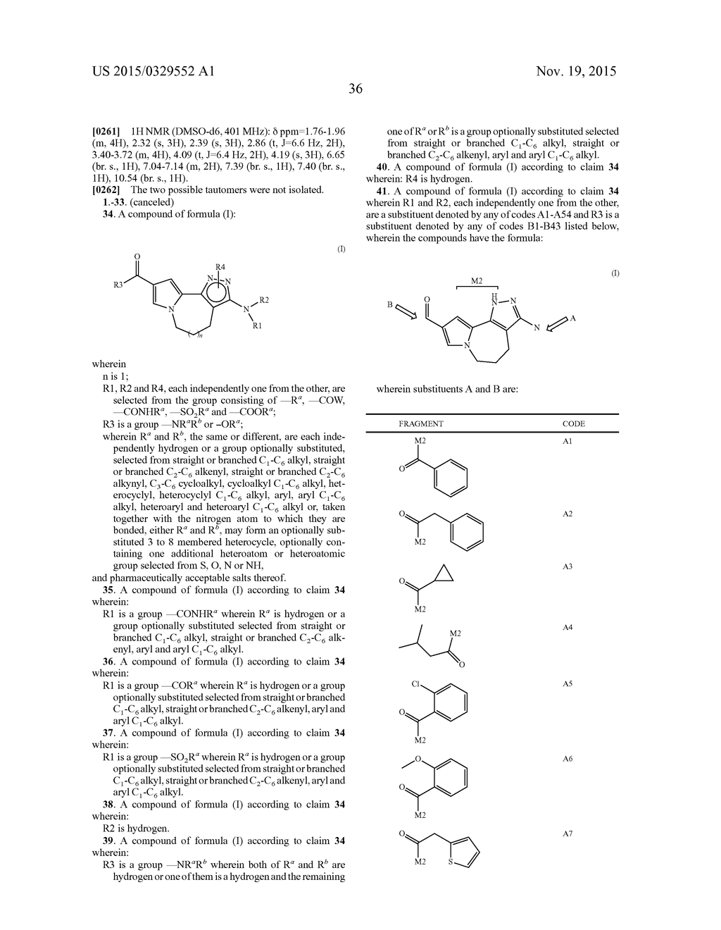 TRICYCLOPYRAZOLE DERIVATIVES - diagram, schematic, and image 37