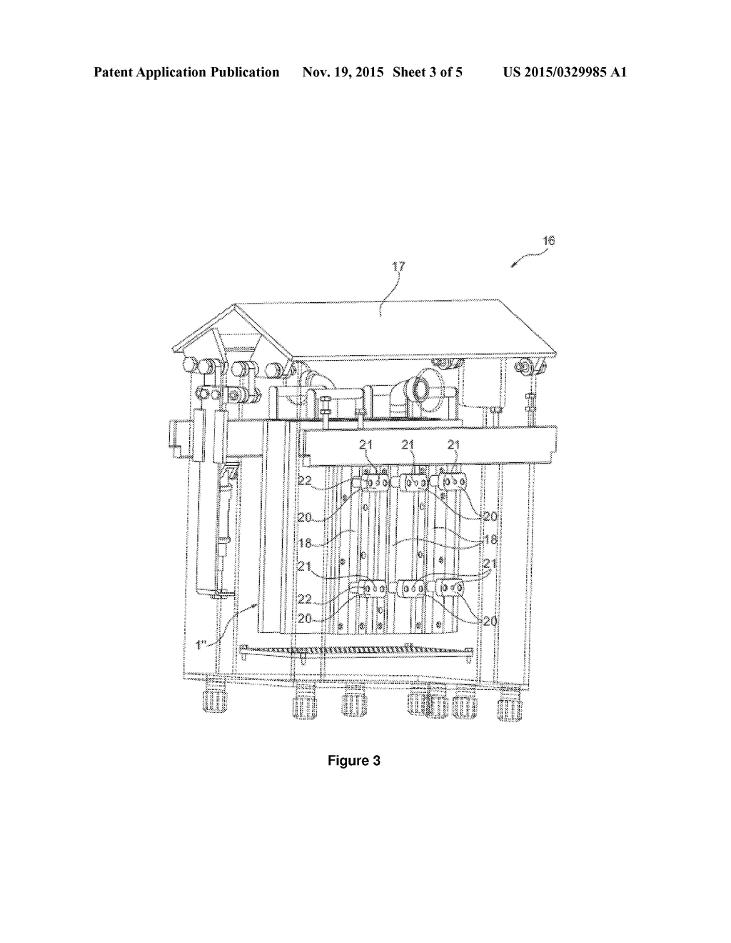 DEVICE FOR VERTICAL GALVANIC METAL, PREFERABLY COPPER, DEPOSITION ON A     SUBSTRATE AND A CONTAINER SUITABLE FOR RECEIVING SUCH A DEVICE - diagram, schematic, and image 04