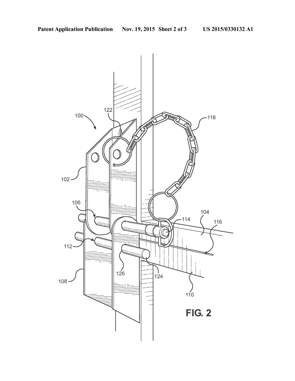 Garage Door Hinge - diagram, schematic, and image 03