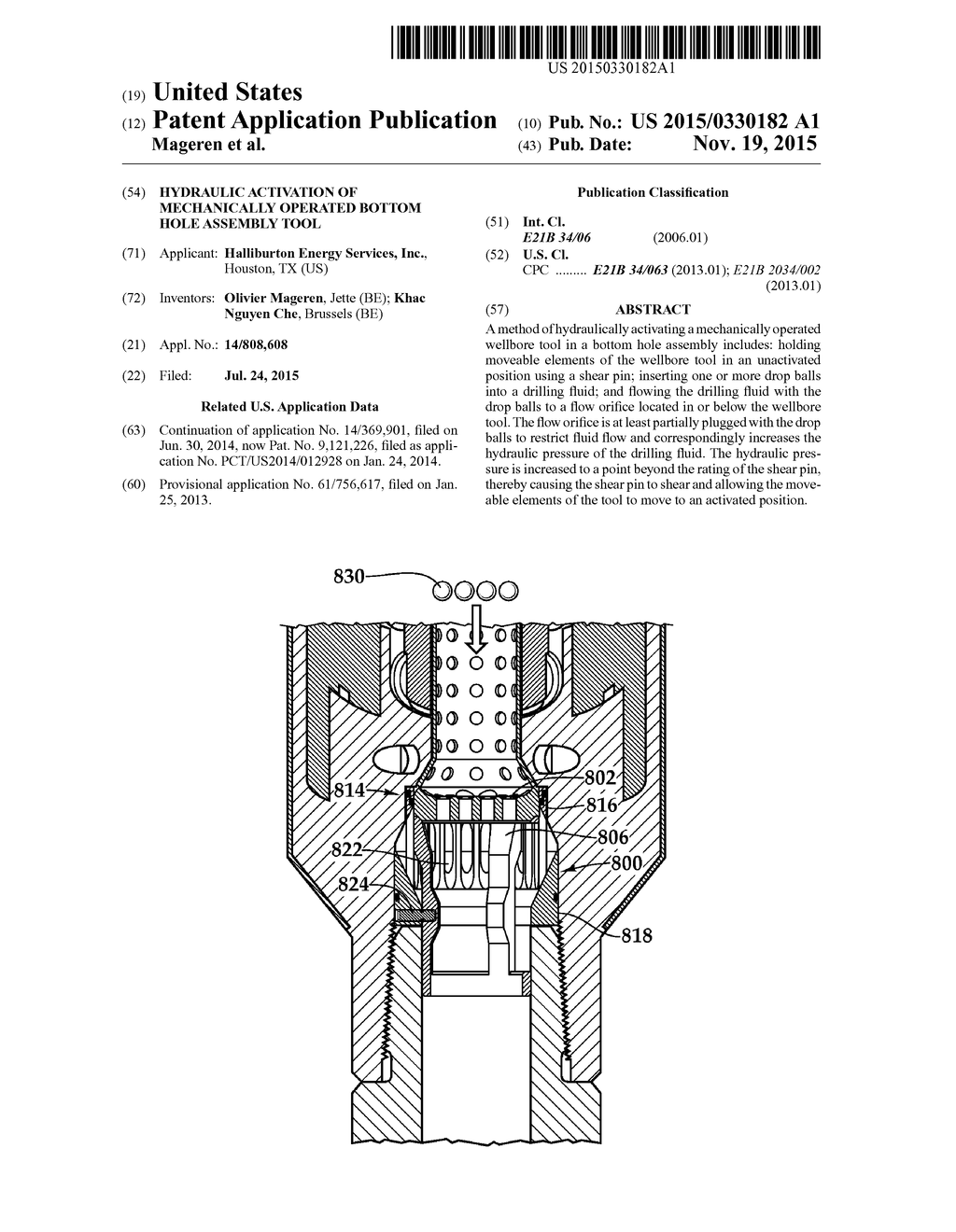 Hydraulic Activation of Mechanically Operated Bottom Hole Assembly Tool - diagram, schematic, and image 01