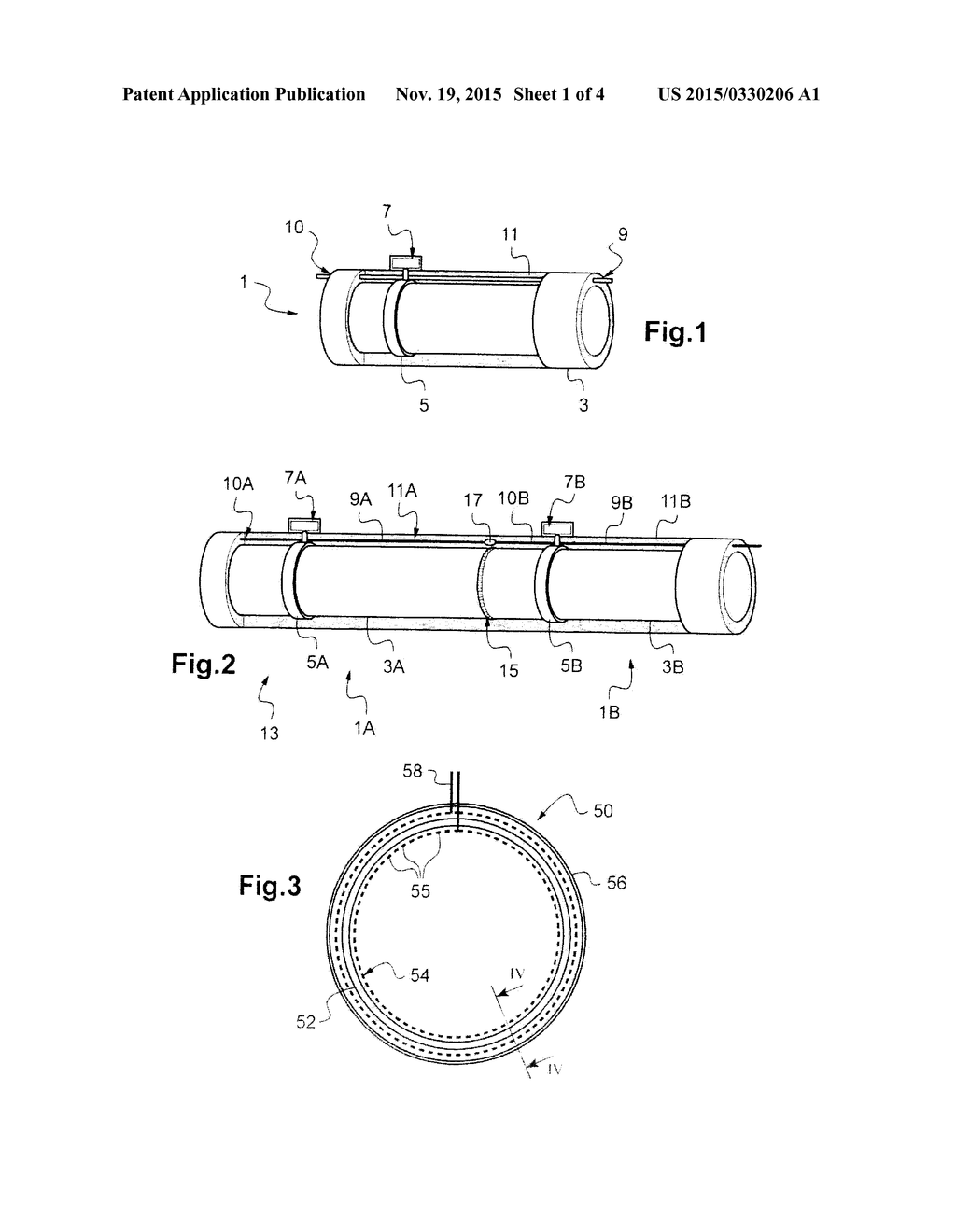 PIPELINE ELEMENT FITTED WITH A MONITORING SYSTEM - diagram, schematic, and image 02