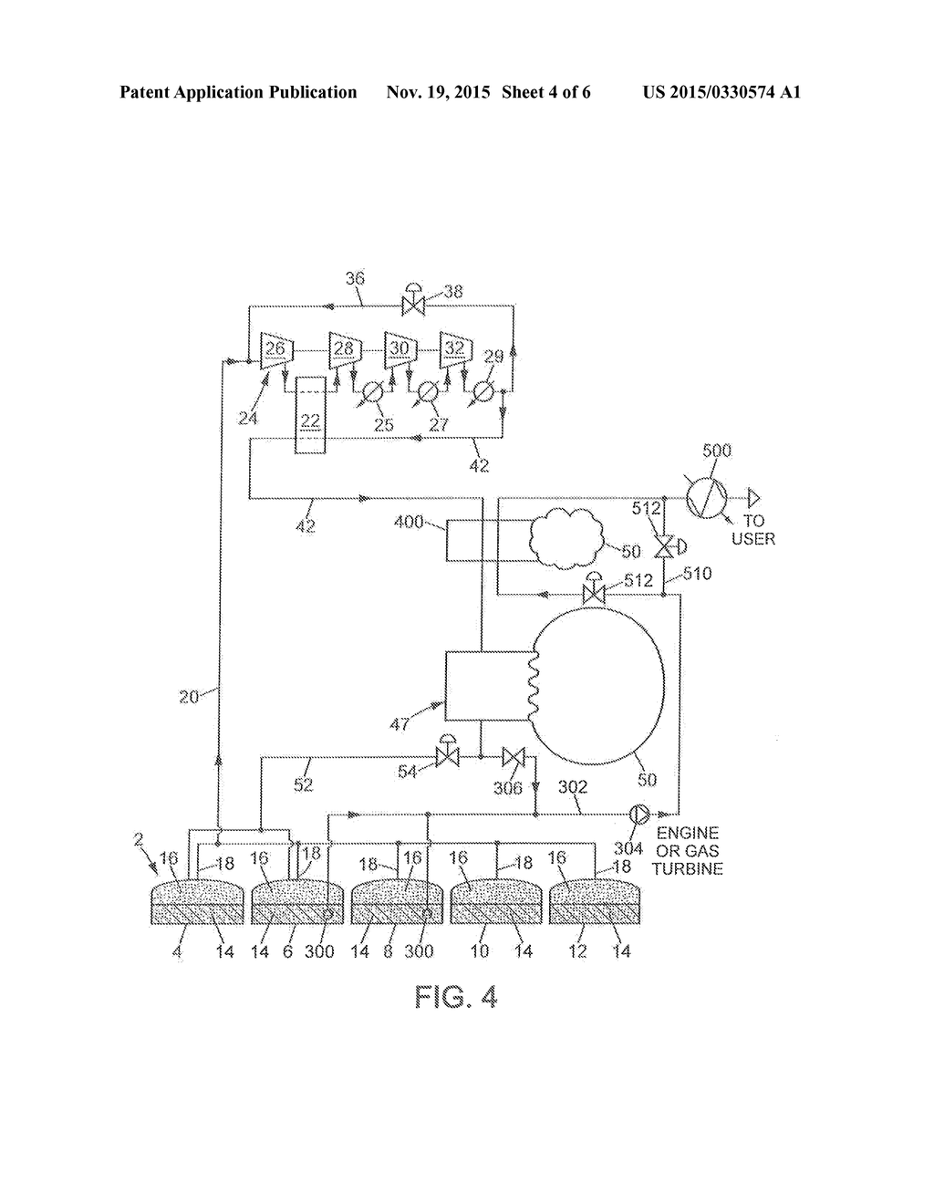 METHOD AND APPARATUS FOR RELIQUEFYING NATURAL GAS - diagram, schematic, and image 05