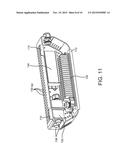 LED LIGHT FIXTURE FOR USE IN PUBLIC TRANSPORTATION FACILITIES diagram and image