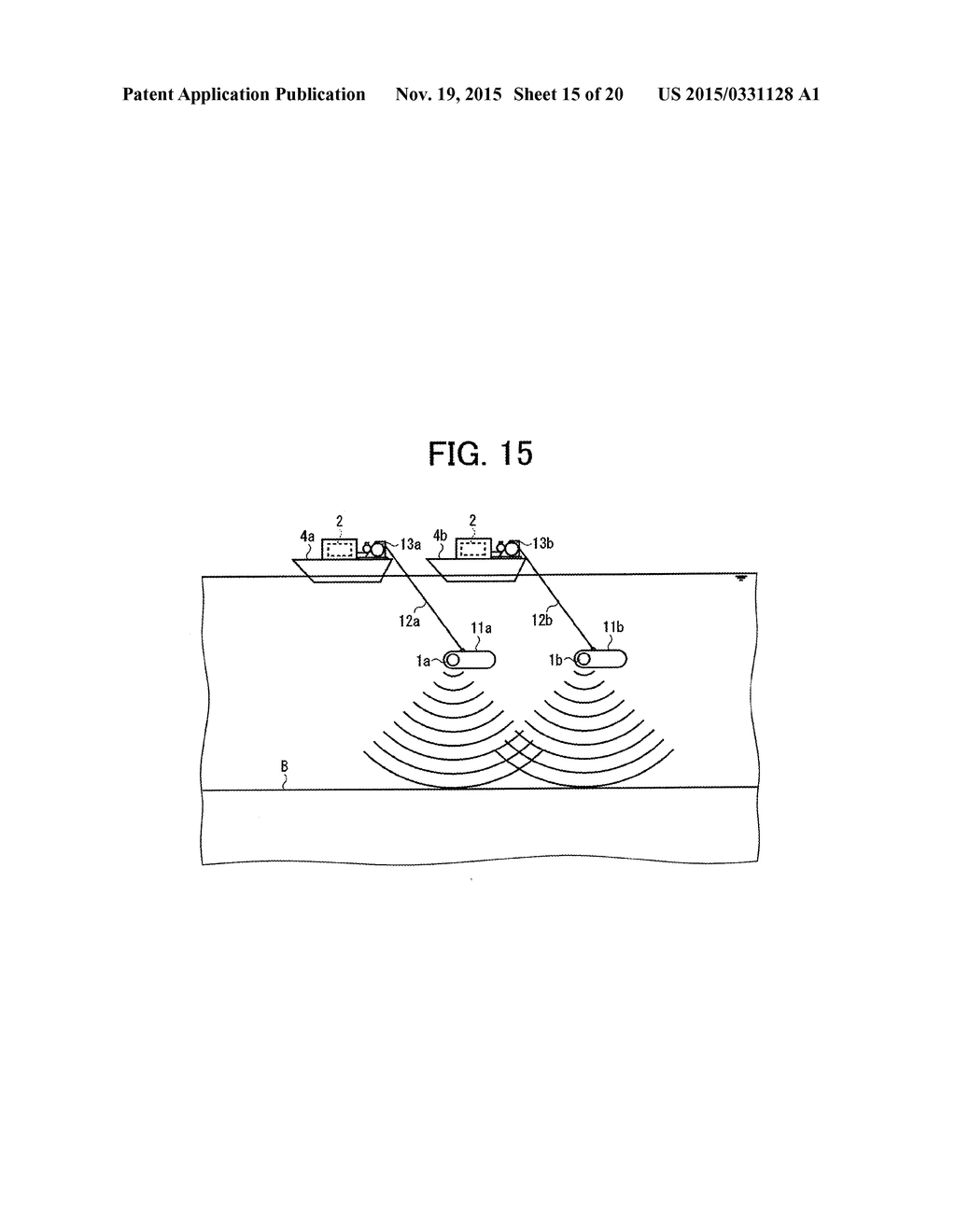 SUBAQUEOUS UNDERGROUND SURVEY SYSTEM AND SUBAQUEOUS UNDERGROUND SURVEY     METHOD - diagram, schematic, and image 16