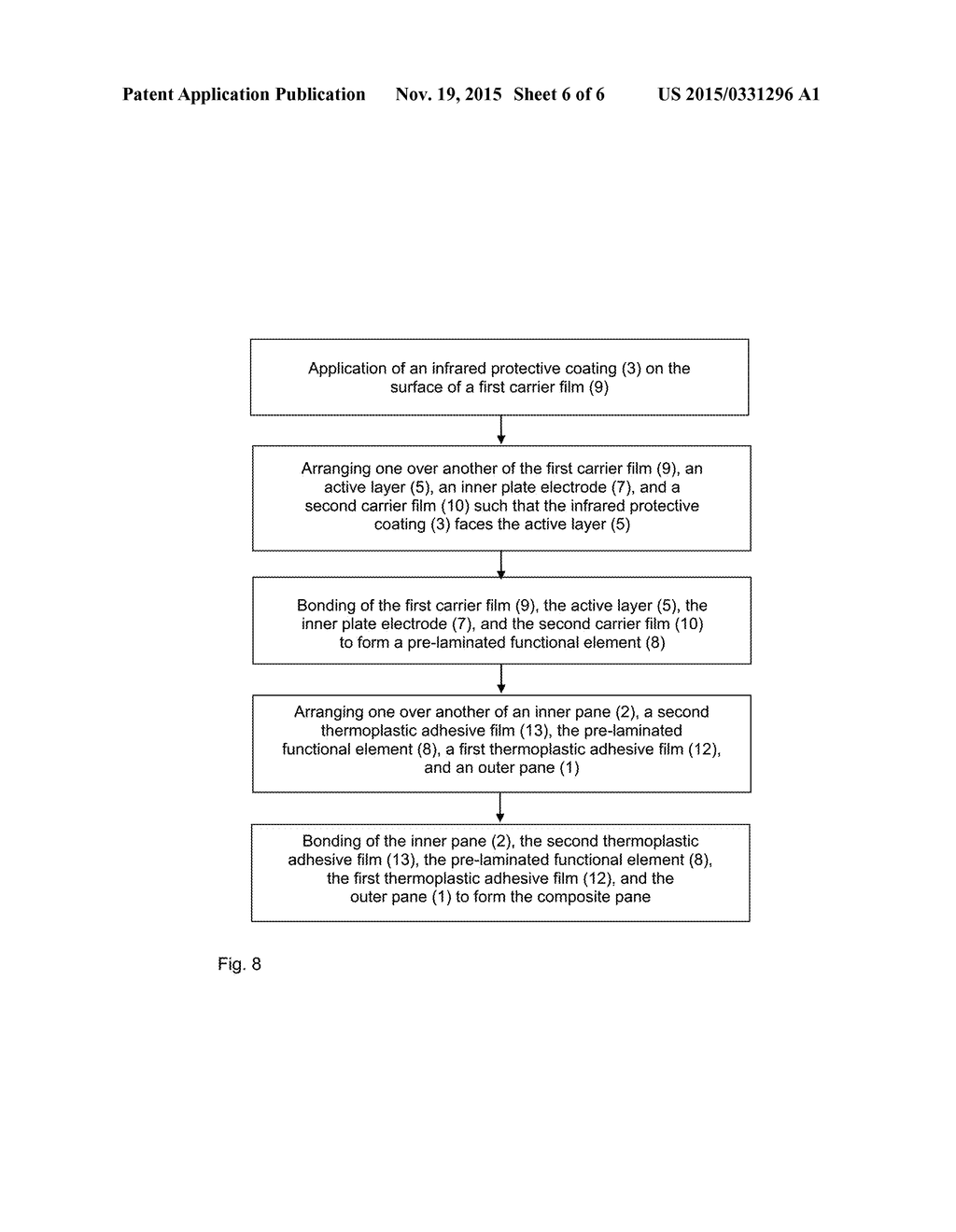 COMPOSITE PANEL WITH ELECTRICALLY SWITCHABLE OPTICAL PROPERTIES - diagram, schematic, and image 07