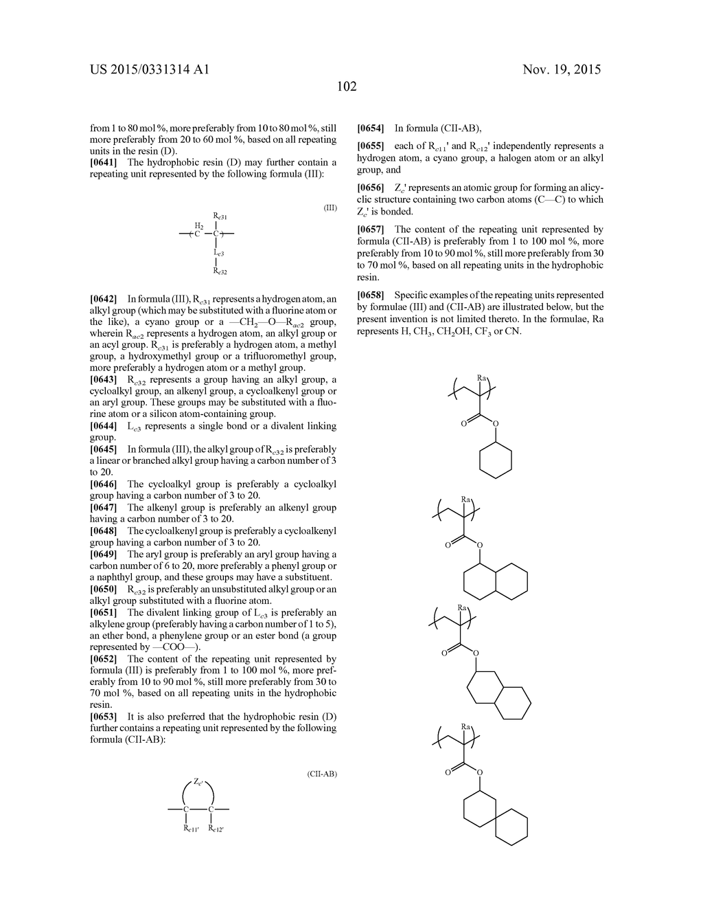 PATTERN FORMING METHOD, COMPOUND USED THEREIN, ACTINIC RAY-SENSITIVE OR     RADIATION-SENSITIVE RESIN COMPOSITION, RESIST FILM, MANUFACTURING METHOD     OF ELECTRONIC DEVICE, AND ELECTRONIC DEVICE - diagram, schematic, and image 105