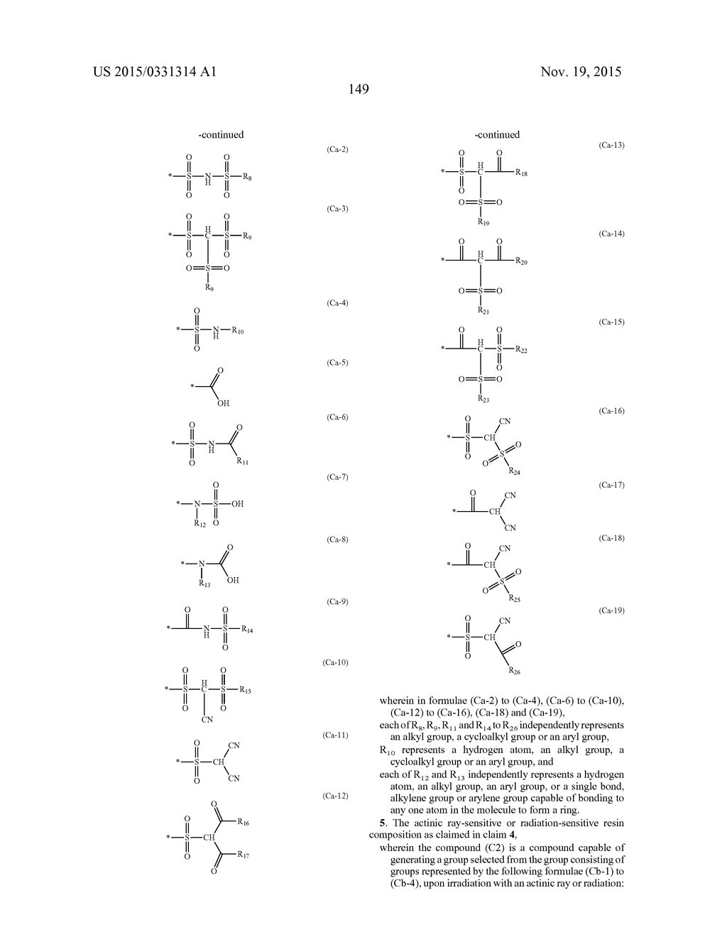 PATTERN FORMING METHOD, COMPOUND USED THEREIN, ACTINIC RAY-SENSITIVE OR     RADIATION-SENSITIVE RESIN COMPOSITION, RESIST FILM, MANUFACTURING METHOD     OF ELECTRONIC DEVICE, AND ELECTRONIC DEVICE - diagram, schematic, and image 152