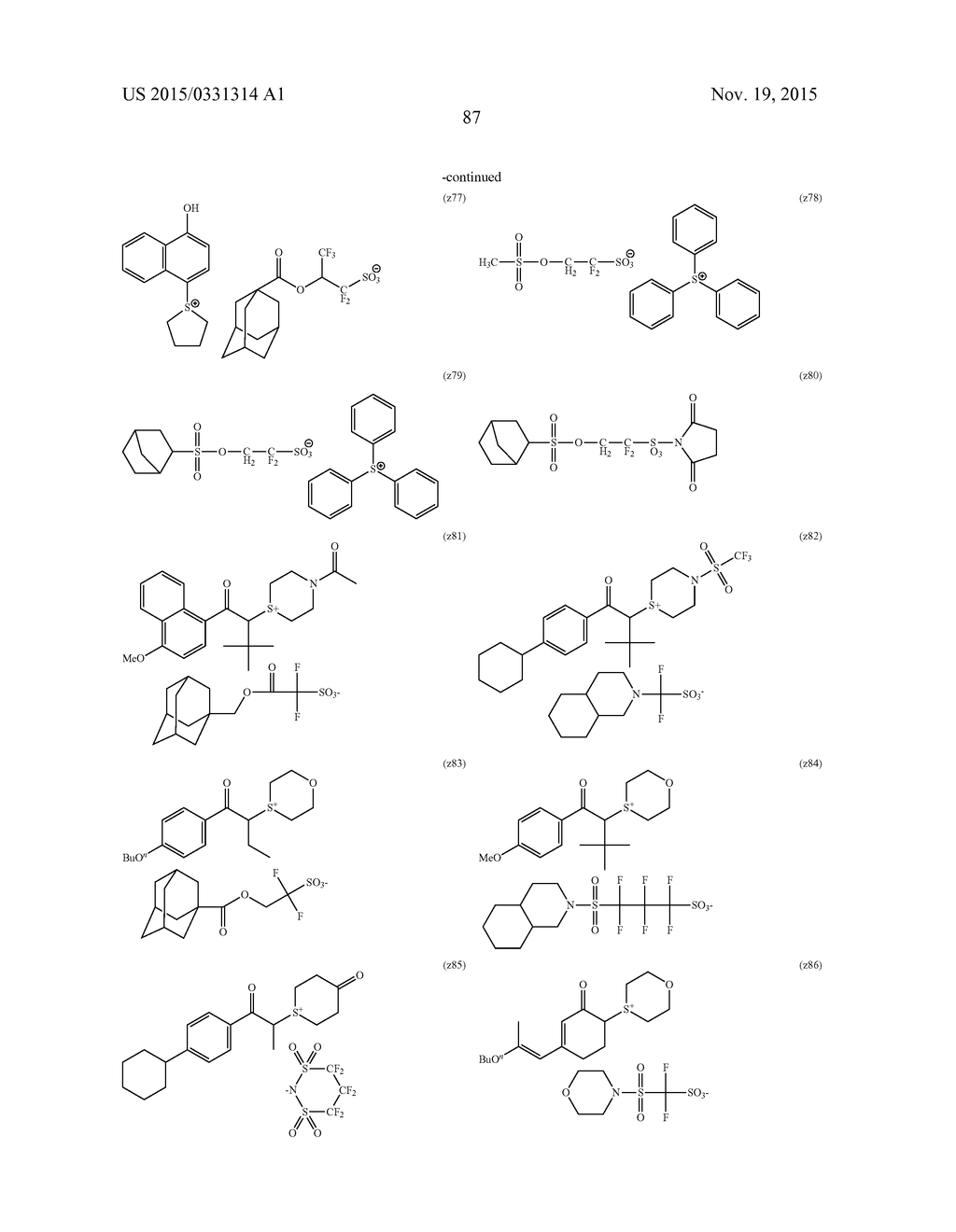 PATTERN FORMING METHOD, COMPOUND USED THEREIN, ACTINIC RAY-SENSITIVE OR     RADIATION-SENSITIVE RESIN COMPOSITION, RESIST FILM, MANUFACTURING METHOD     OF ELECTRONIC DEVICE, AND ELECTRONIC DEVICE - diagram, schematic, and image 90