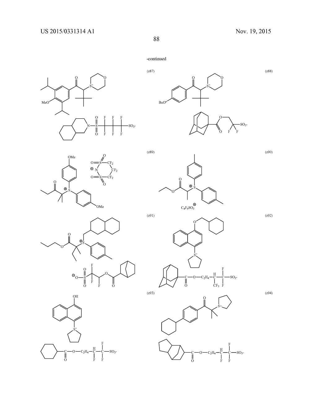 PATTERN FORMING METHOD, COMPOUND USED THEREIN, ACTINIC RAY-SENSITIVE OR     RADIATION-SENSITIVE RESIN COMPOSITION, RESIST FILM, MANUFACTURING METHOD     OF ELECTRONIC DEVICE, AND ELECTRONIC DEVICE - diagram, schematic, and image 91