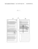 METHOD OF CONTROLLING OUTPUT OF SCREEN OF FLEXIBLE DISPLAY AND PORTABLE     TERMINAL SUPPORTING THE SAME diagram and image