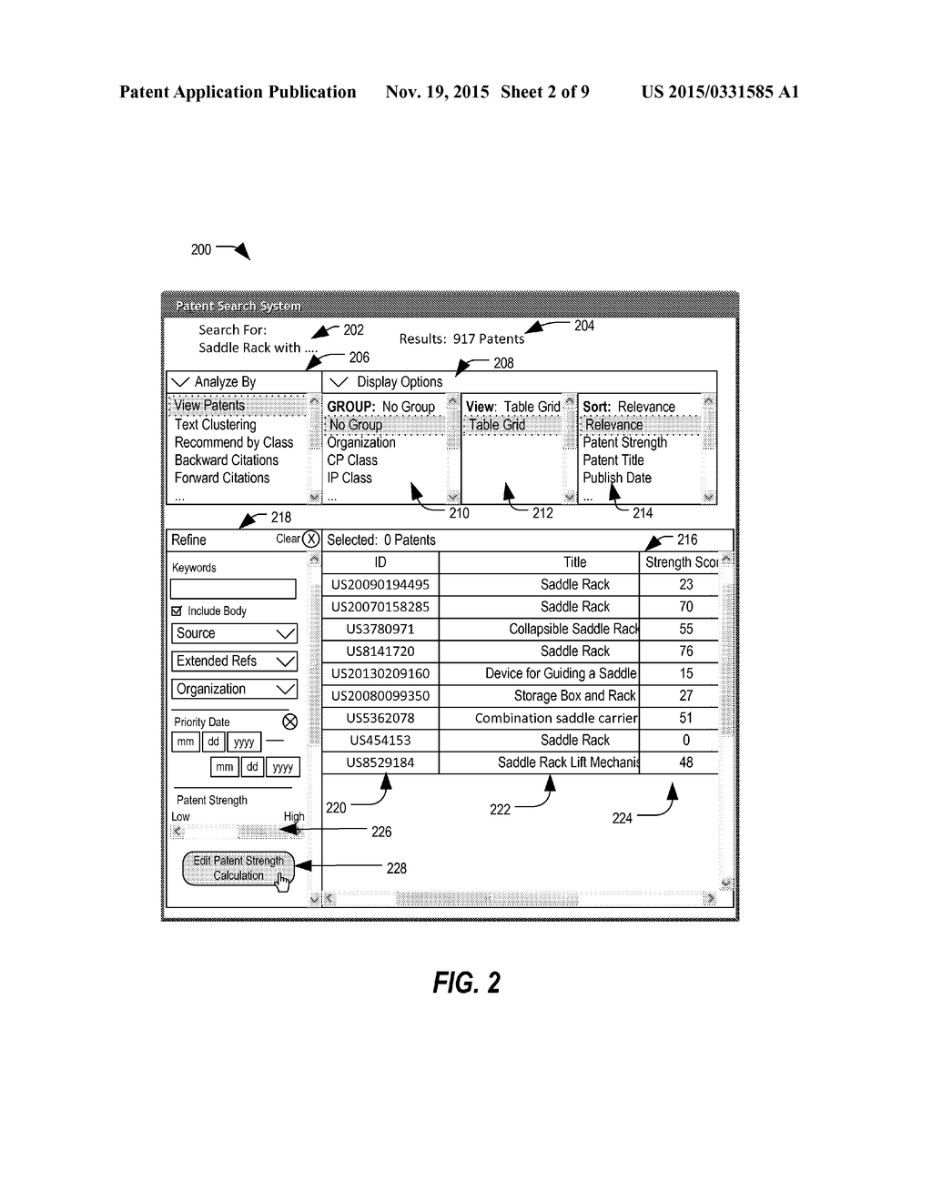 Configurable Patent Strength Calculator - diagram, schematic, and image 03