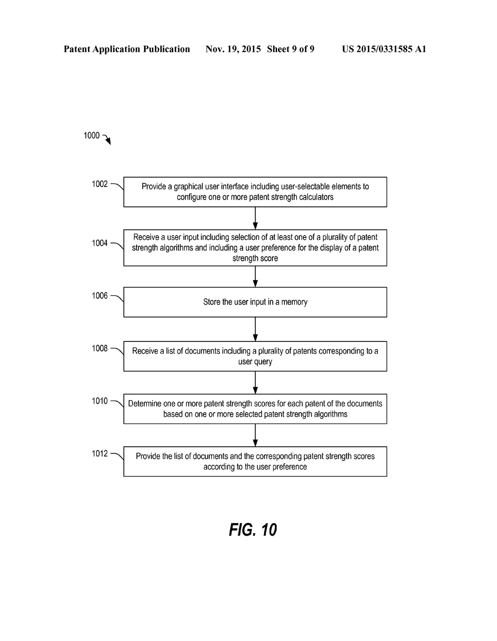 Configurable Patent Strength Calculator - diagram, schematic, and image 10