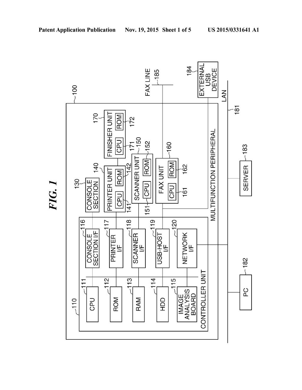 PRINTING APPARATUS TO WHICH OPTIONAL UNIT IS CONNECTED, PROGRAM UPDATE     METHOD FOR PRINTING APPARATUS, AND STORAGE MEDIUM - diagram, schematic, and image 02