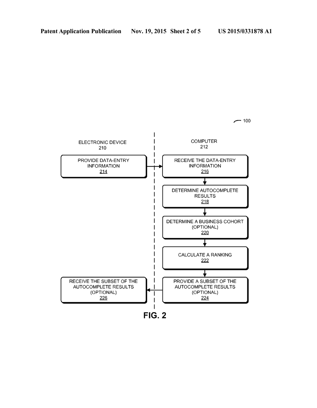 RANKING AUTOCOMPLETE RESULTS BASED ON A BUSINESS COHORT - diagram, schematic, and image 03