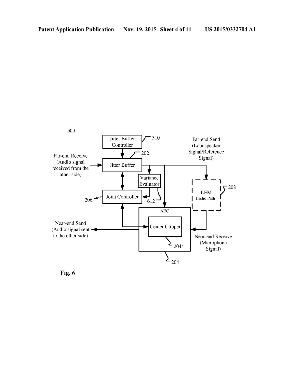 Method for Controlling Acoustic Echo Cancellation and Audio Processing     Apparatus - diagram, schematic, and image 05