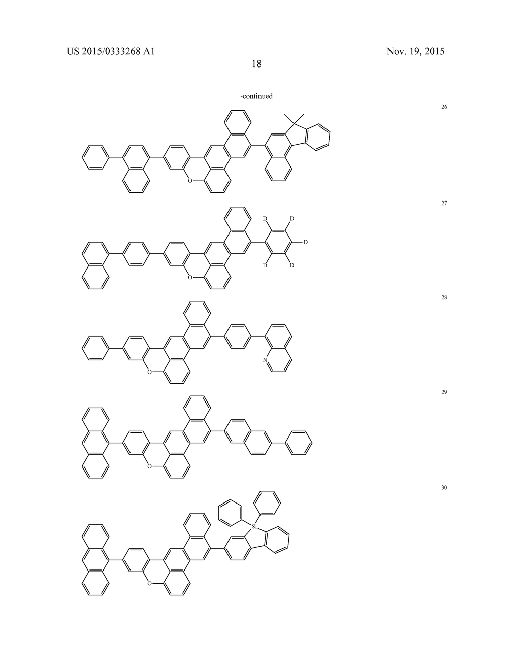 CONDENSED CYCLIC COMPOUND AND ORGANIC LIGHT-EMITTING DEVICE COMPRISING THE     SAME - diagram, schematic, and image 20