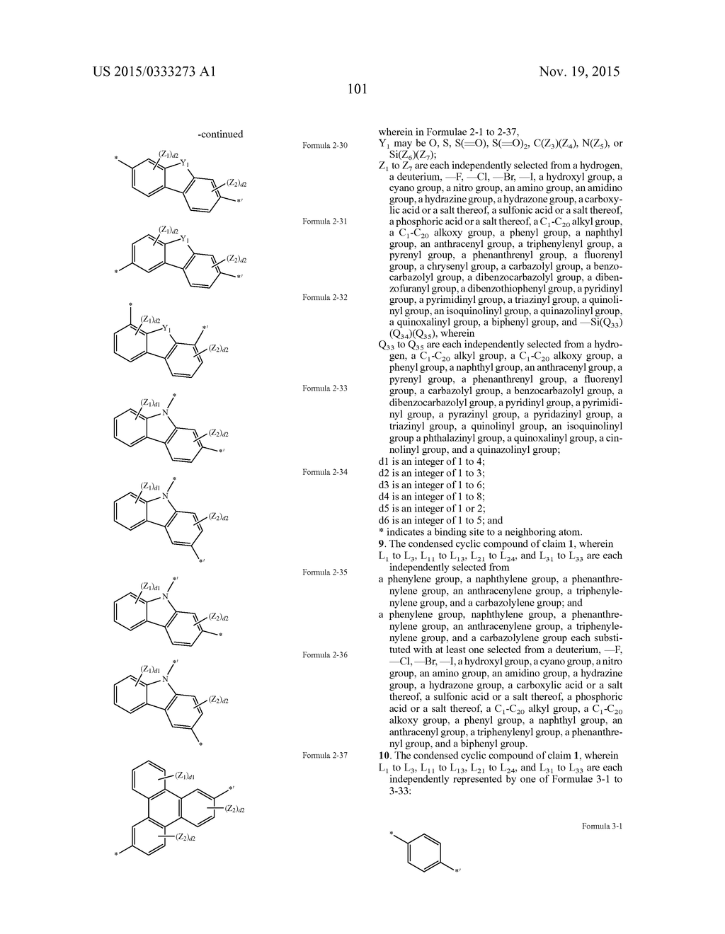 CONDENSED CYCLIC COMPOUND AND ORGANIC LIGHT-EMITTING DEVICE INCLUDING THE     SAME - diagram, schematic, and image 103