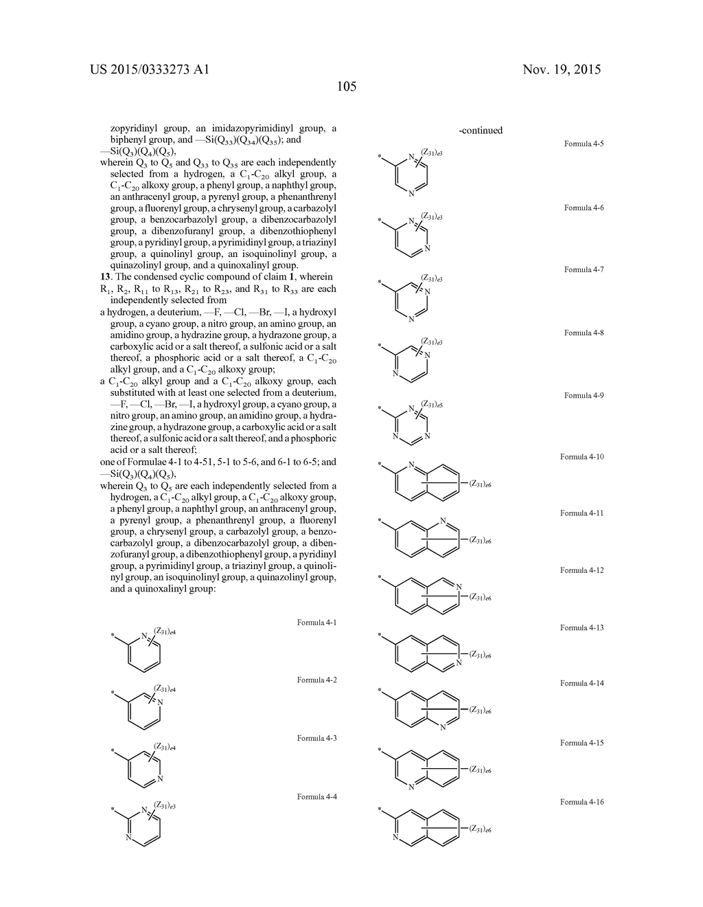 CONDENSED CYCLIC COMPOUND AND ORGANIC LIGHT-EMITTING DEVICE INCLUDING THE     SAME - diagram, schematic, and image 107