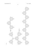 TRIANGULENE OLIGOMERS AND POLYMERS AND THEIR USE AS HOLE CONDUCTING     MATERIAL diagram and image