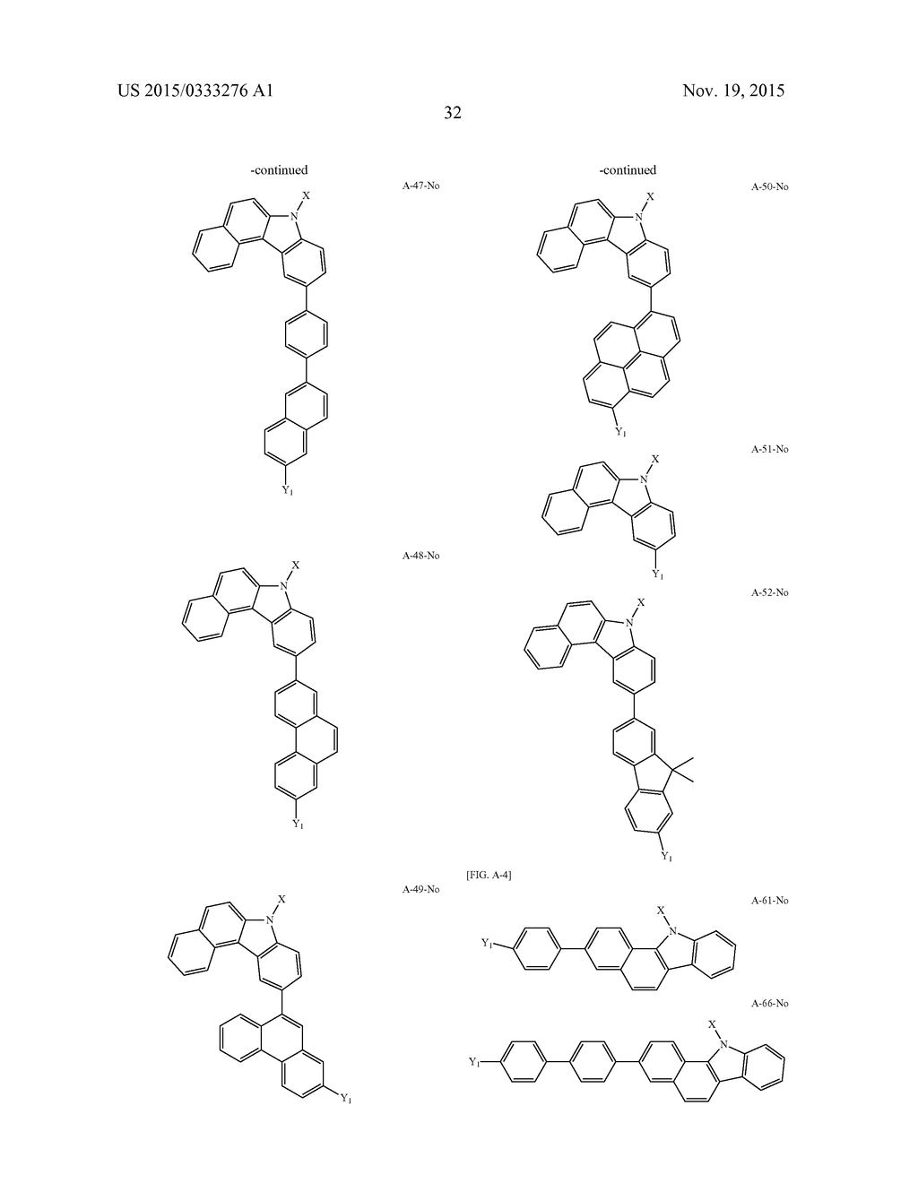 MATERIAL FOR ORGANIC ELECTRONIC DEVICE, AND ORGANIC ELECTRONIC DEVICE     USING THE SAME - diagram, schematic, and image 41