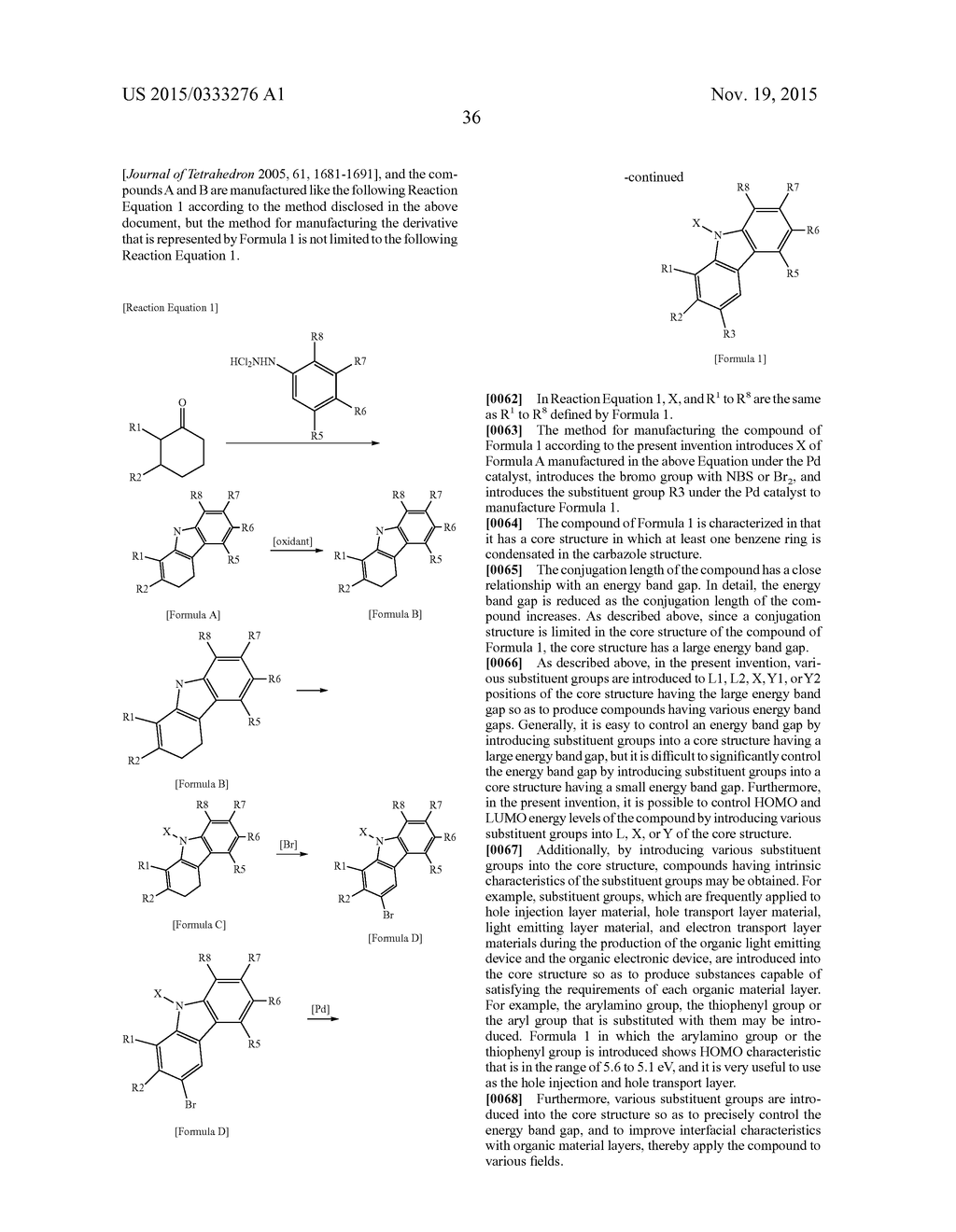 MATERIAL FOR ORGANIC ELECTRONIC DEVICE, AND ORGANIC ELECTRONIC DEVICE     USING THE SAME - diagram, schematic, and image 45