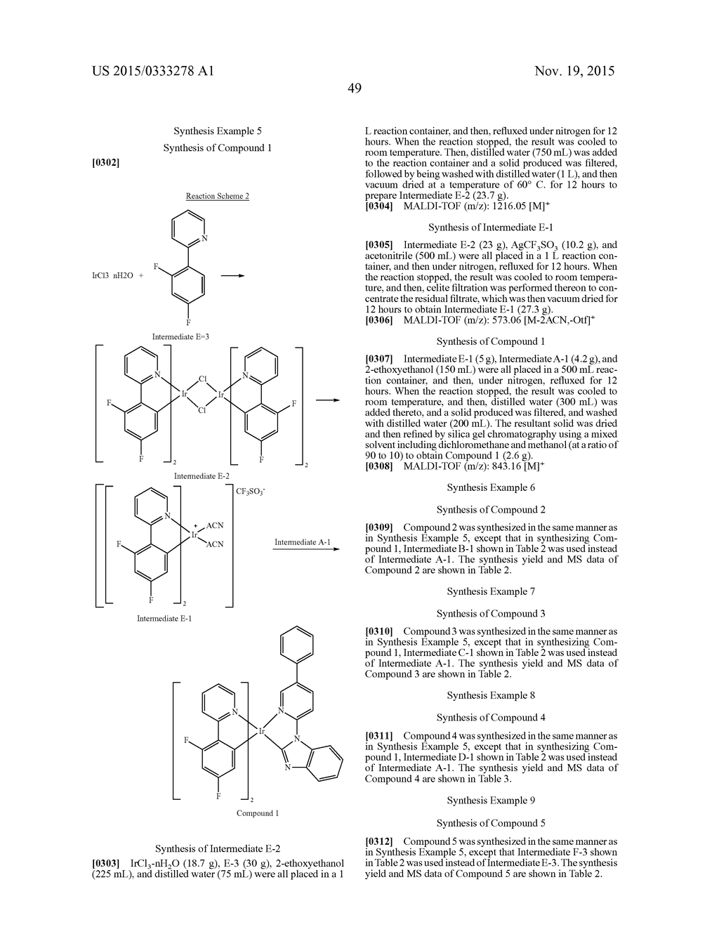 ORGANOMETALLIC COMPOUND AND ORGANIC LIGHT-EMITTING DEVICE INCLUDING THE     SAME - diagram, schematic, and image 51