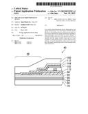 ORGANIC ELECTROLUMINESCENT DEVICE diagram and image