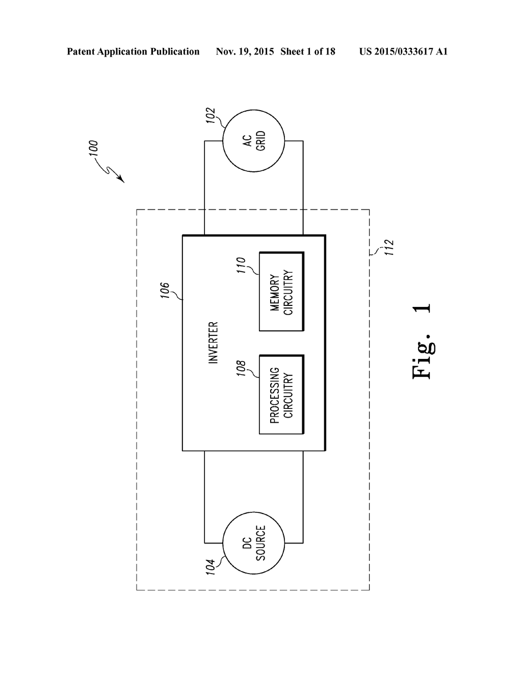 APPARATUS FOR CONVERTING DIRECT CURRENT TO ALTERNATING CURRENT - diagram, schematic, and image 02