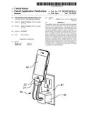 Smartphone holder providing usb connectivity and tripod support diagram and image