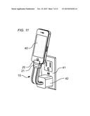 Smartphone holder providing usb connectivity and tripod support diagram and image