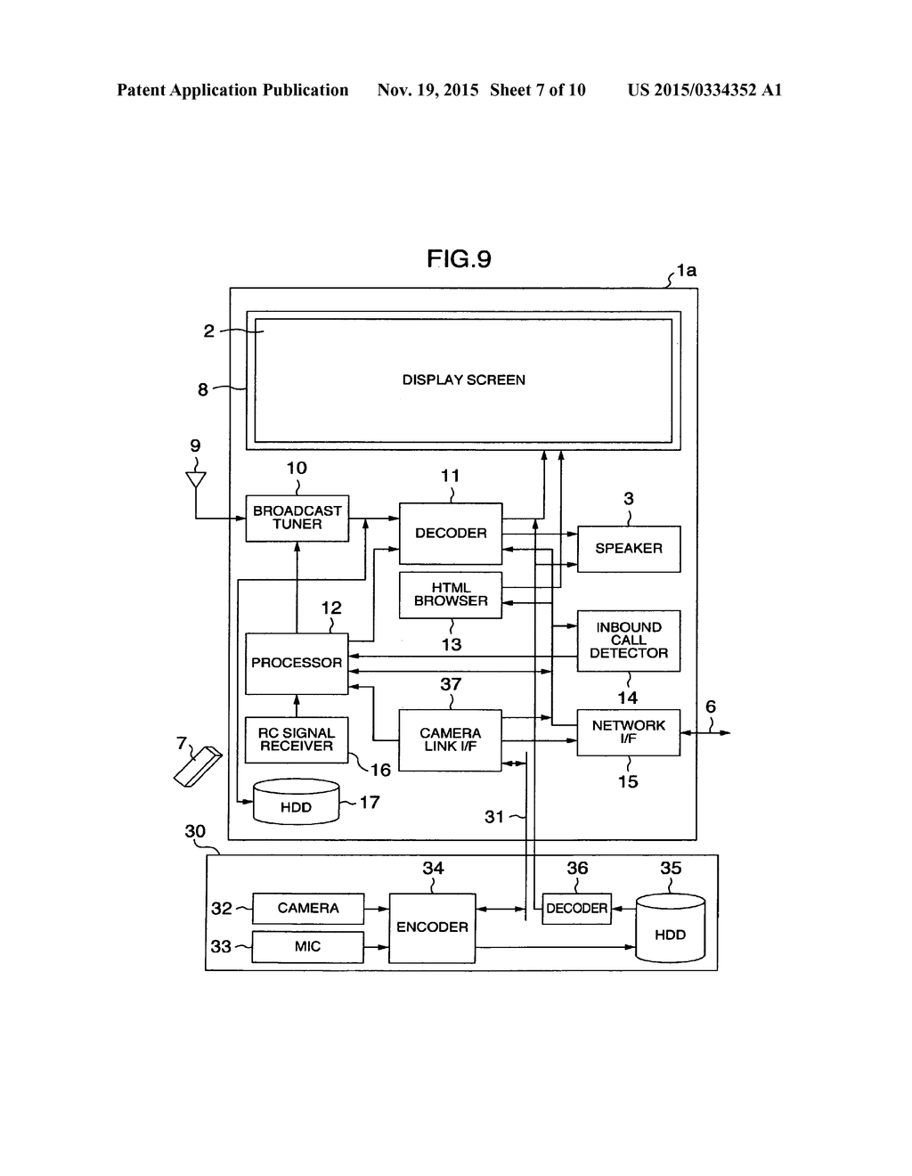 TELEVISION RECEIVER WITH A TV PHONE FUNCTION - diagram, schematic, and image 08