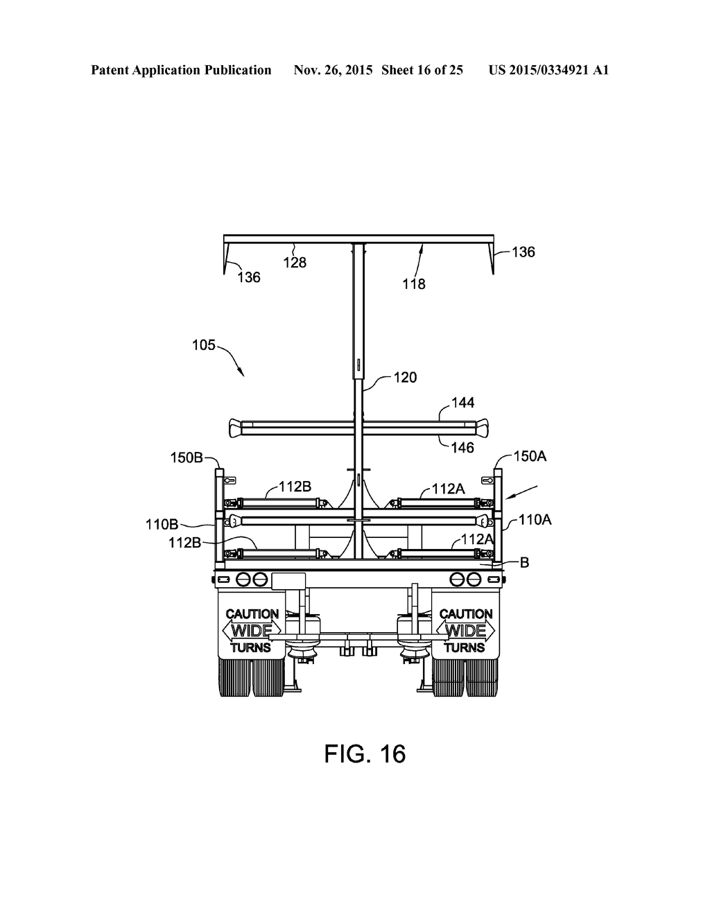 APPARATUS AND METHODS FOR CONTAINING BALES ON A TRANSPORT VEHICLE - diagram, schematic, and image 17