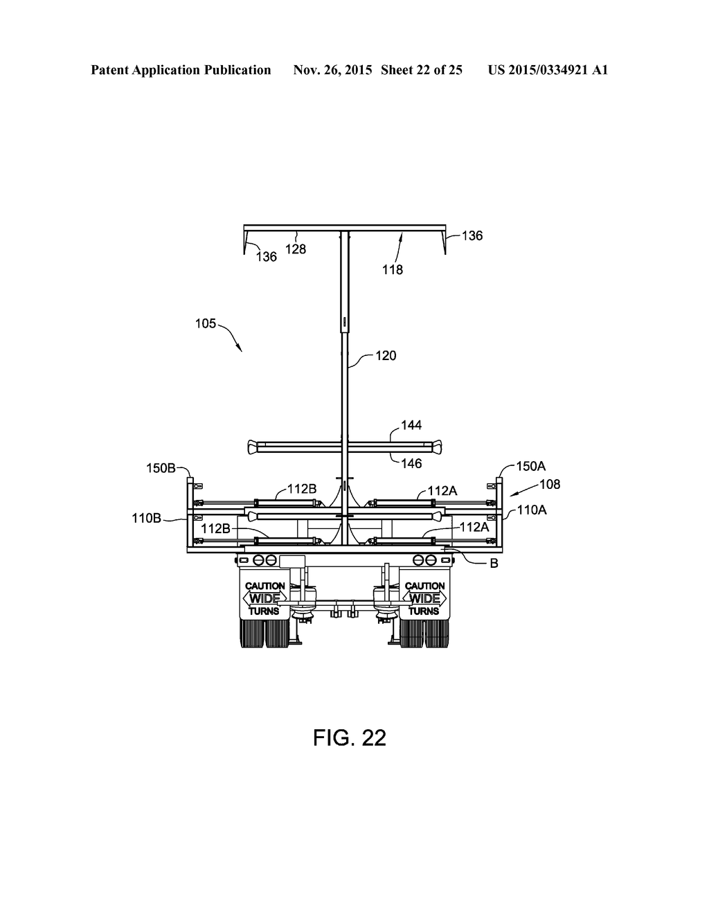 APPARATUS AND METHODS FOR CONTAINING BALES ON A TRANSPORT VEHICLE - diagram, schematic, and image 23