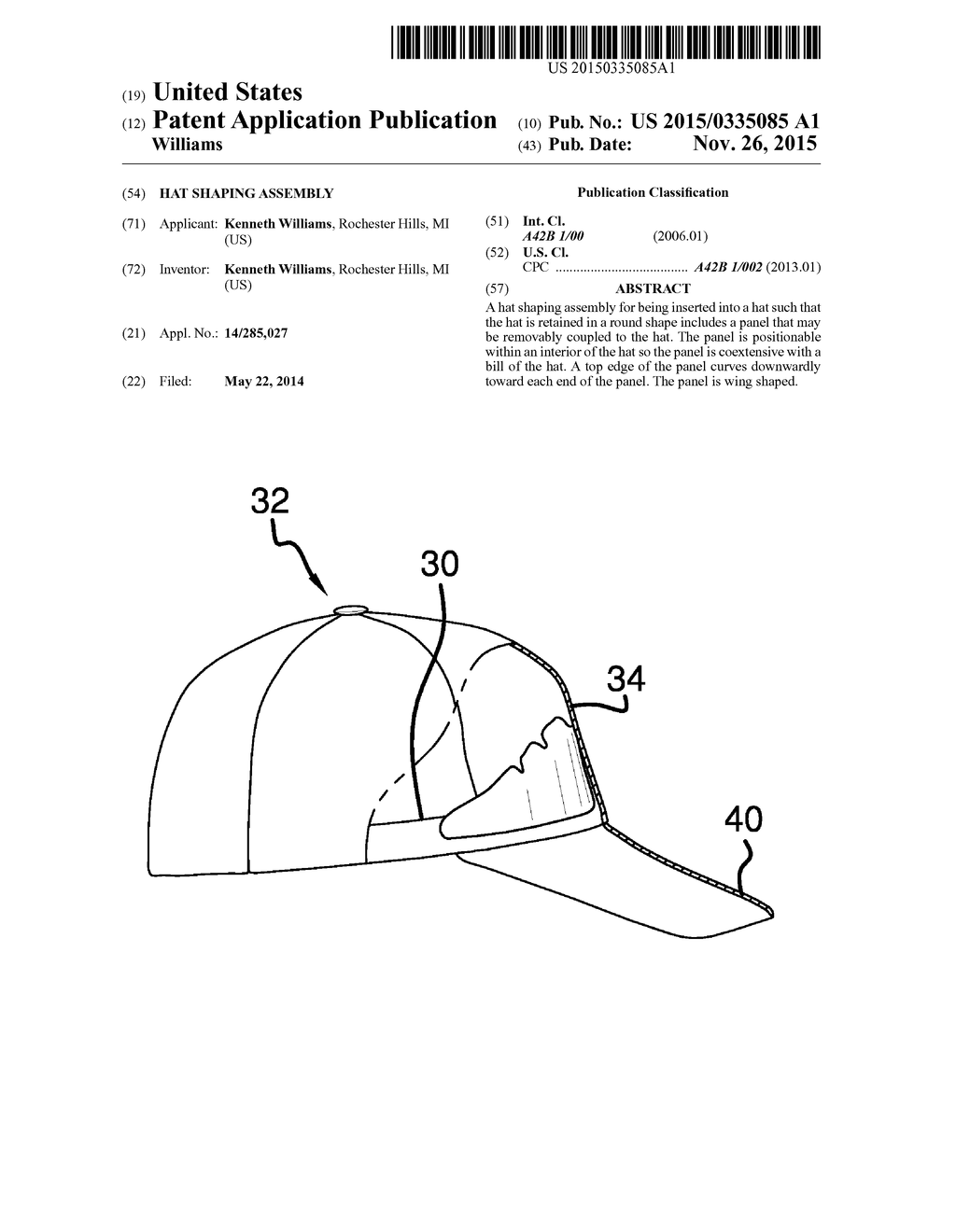 Hat Shaping Assembly - diagram, schematic, and image 01