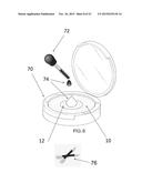 PRESSED COSMETIC POWDER CAKE DEVICES AND METHODS diagram and image