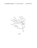 SALON TREATMENT ASSEMBLY WITH MOVABLE SALON CHAIR AND HARD-PLUMBED FOOT     BATH diagram and image