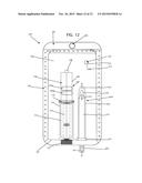 SELF CONTAINED SELF INFLATING REGULATED CONTAINER diagram and image