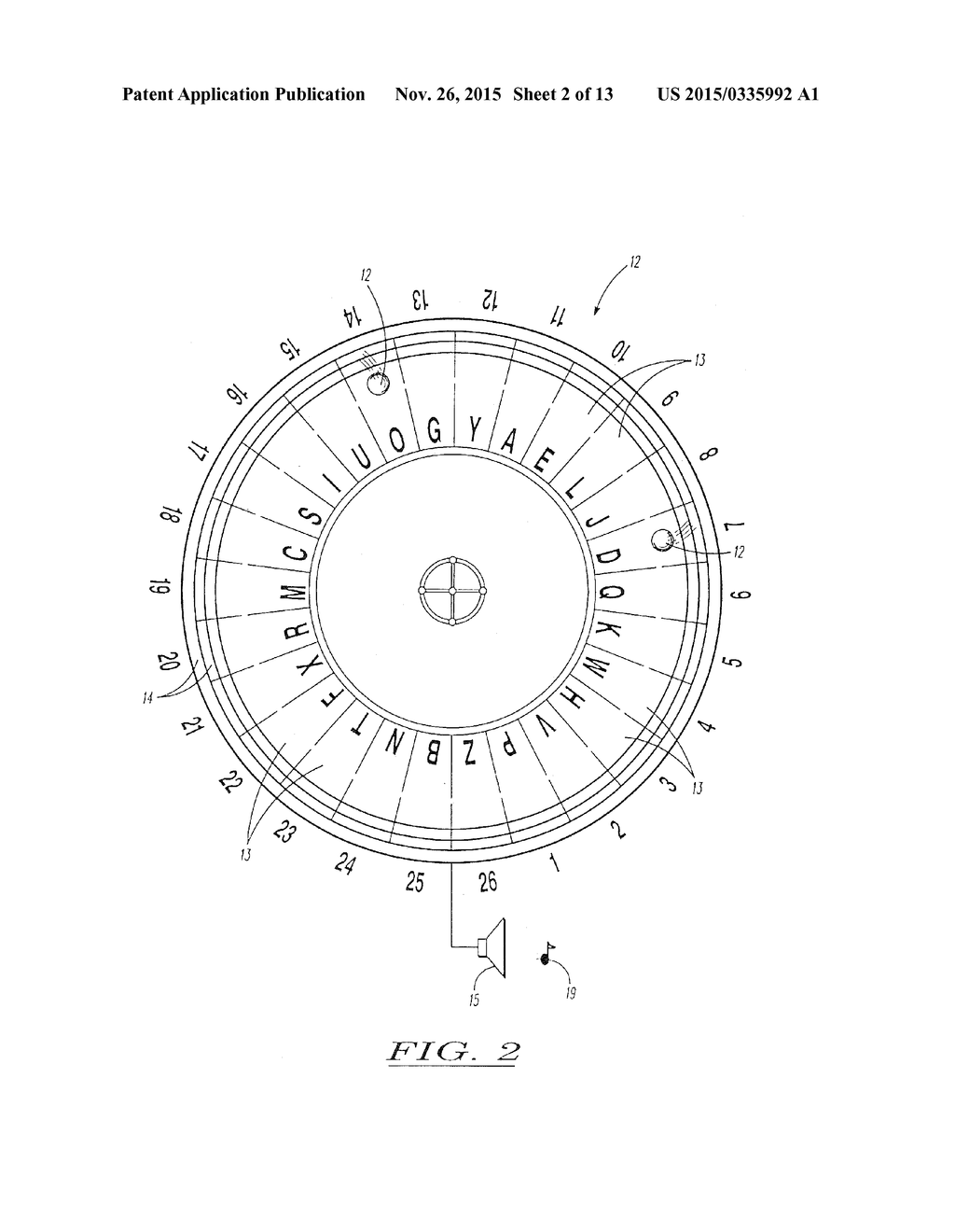 SYLLABIC ROULETTE GAME WITH SOLMIZATION, AND METHOD - diagram, schematic, and image 03