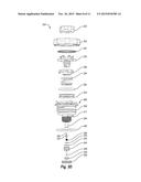 BEVERAGE DISPENSER AND VARIABLE PRESSURE REGULATOR CAP ASSEMBLY diagram and image