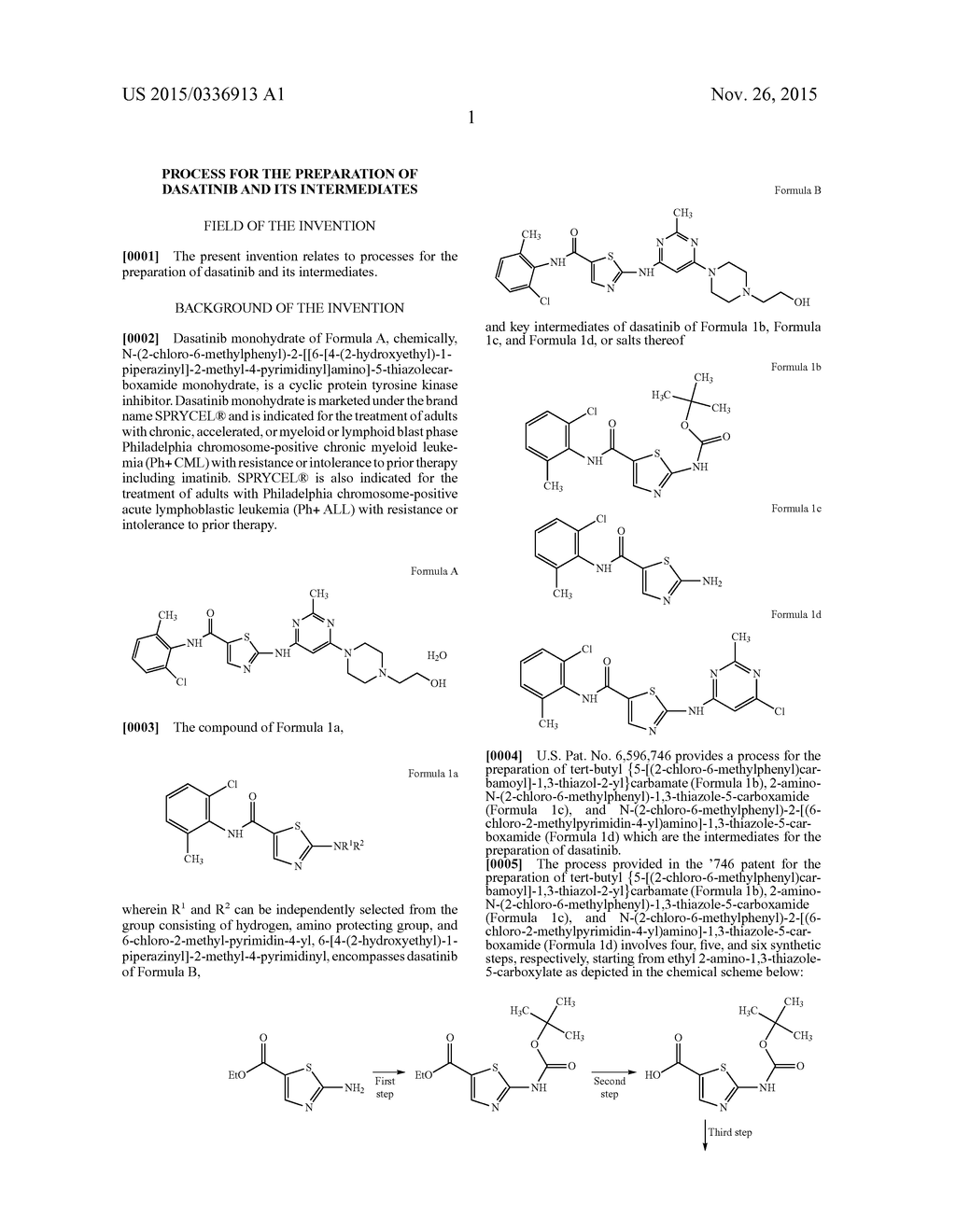 PROCESS FOR THE PREPARATION OF DASATINIB AND ITS INTERMEDIATES - diagram, schematic, and image 02