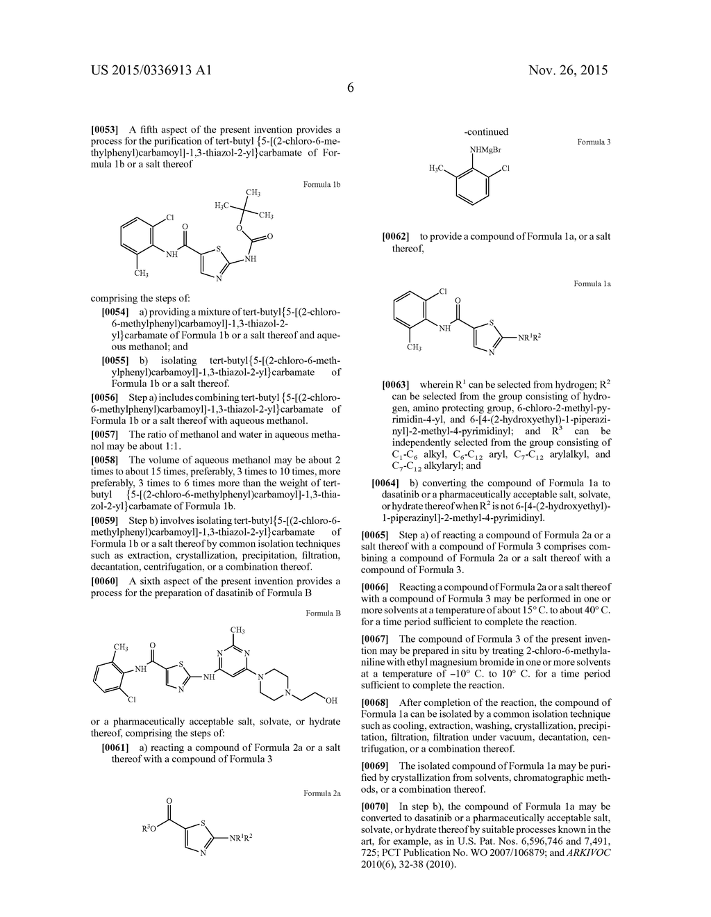 PROCESS FOR THE PREPARATION OF DASATINIB AND ITS INTERMEDIATES - diagram, schematic, and image 07