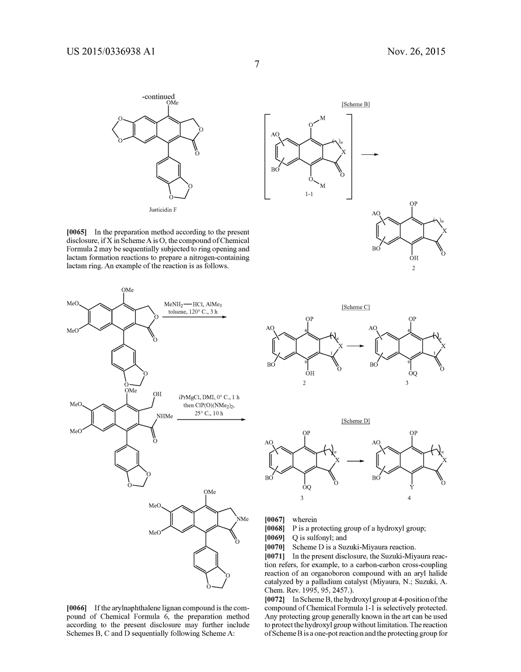 METHOD FOR PREPARATION OF JUSTICIDIN A DERIVATIVES OF ARYLNAPHTHALENE     LIGNAN STRUCTURE - diagram, schematic, and image 08