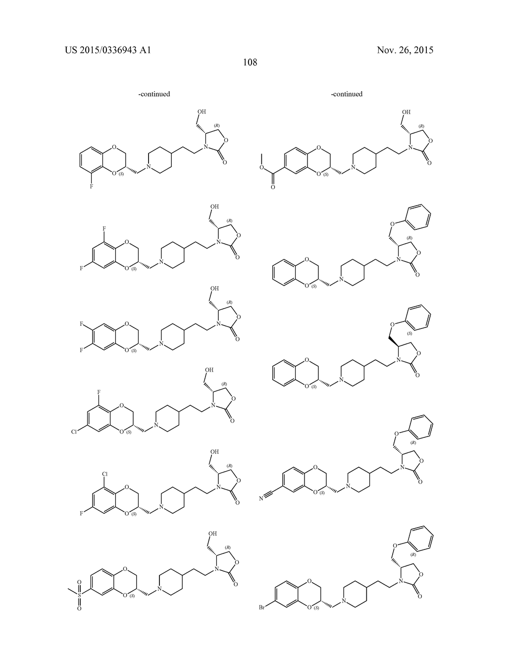 NOVEL BENZODIOXANE-PIPERIDINE DERIVATIVES AND THEIR THERAPEUTIC     APPLICATIONS FOR TREATING NEUROPSYCHIATRIC DISORDERS - diagram, schematic, and image 109