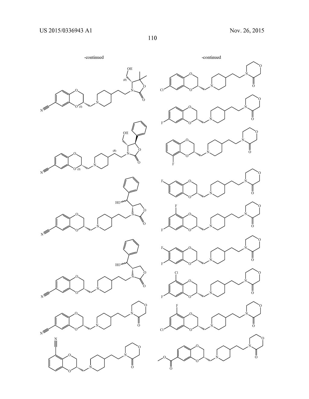 NOVEL BENZODIOXANE-PIPERIDINE DERIVATIVES AND THEIR THERAPEUTIC     APPLICATIONS FOR TREATING NEUROPSYCHIATRIC DISORDERS - diagram, schematic, and image 111