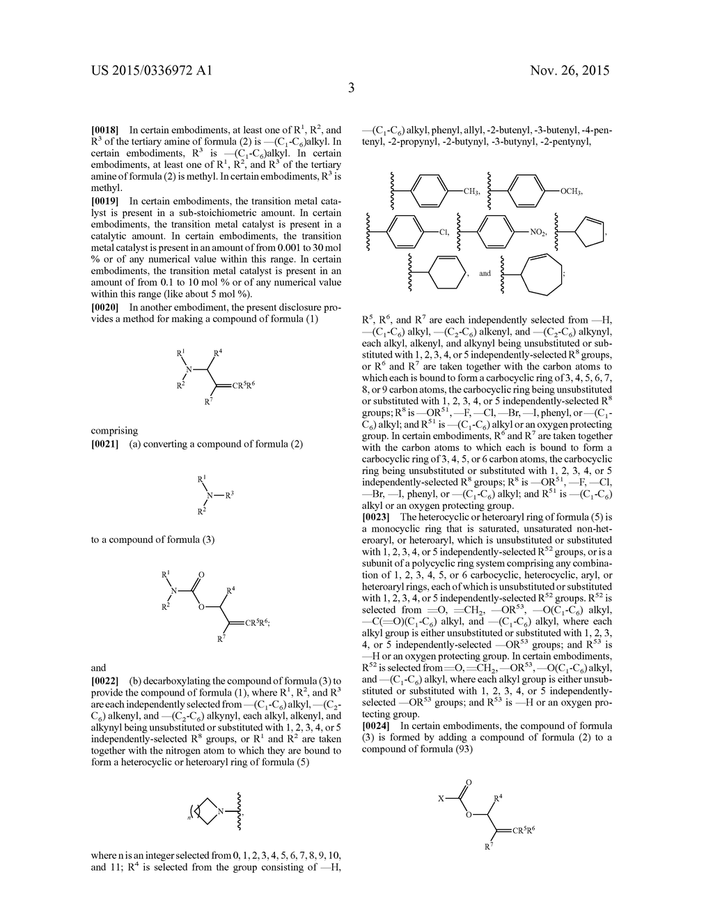 TRANSITION METAL-CATALYZED PROCESSES FOR THE PREPARATION OF N-ALLYL     COMPOUNDS AND USE THEREOF - diagram, schematic, and image 04